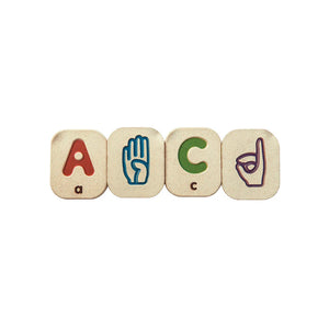 Hand Sign Alphabet A-Z-PlanToys-Modern Rascals