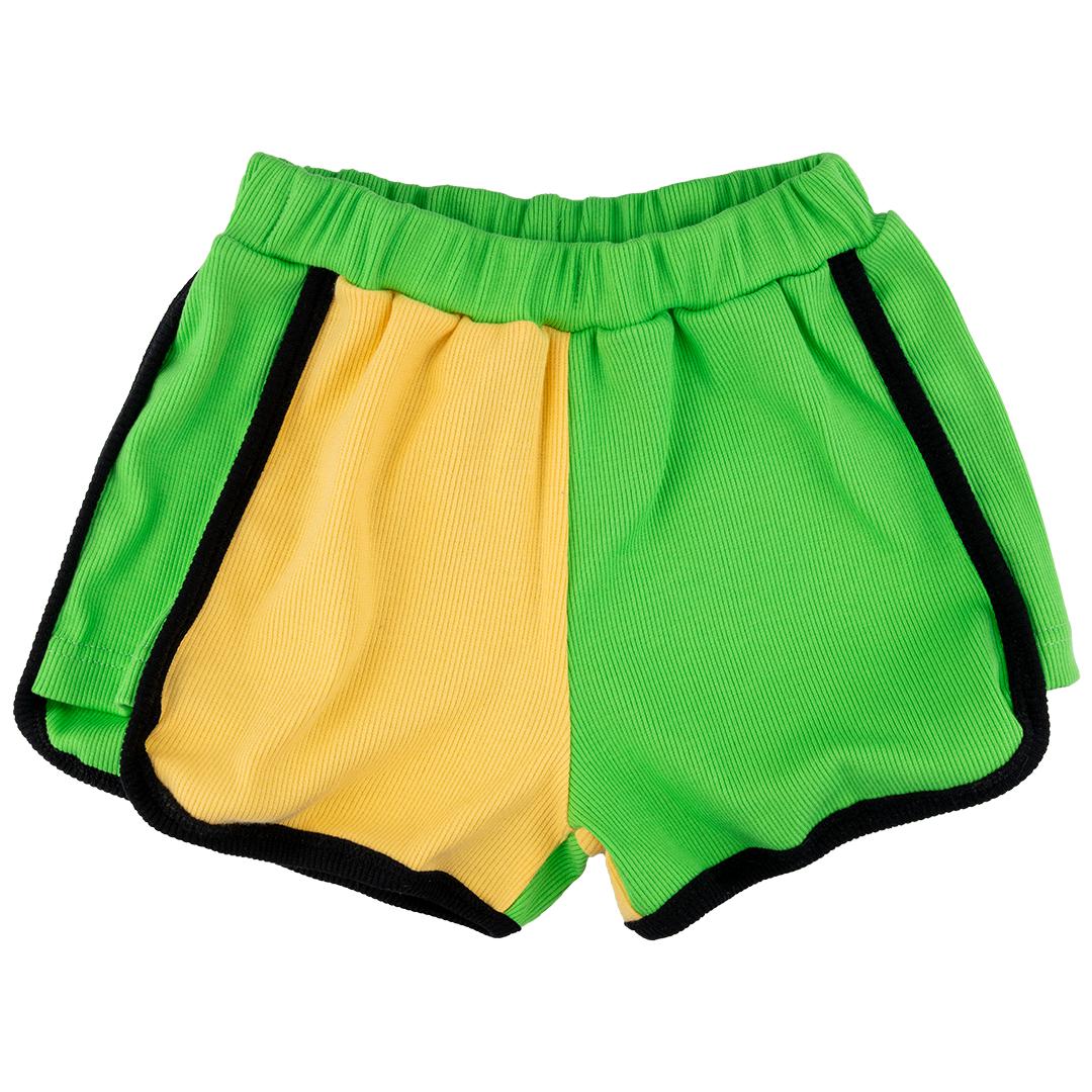 Happy Easter / Ribbed Cotton Retro Shorts - 1 Left Size 3-5 years-Raspberry Republic-Modern Rascals