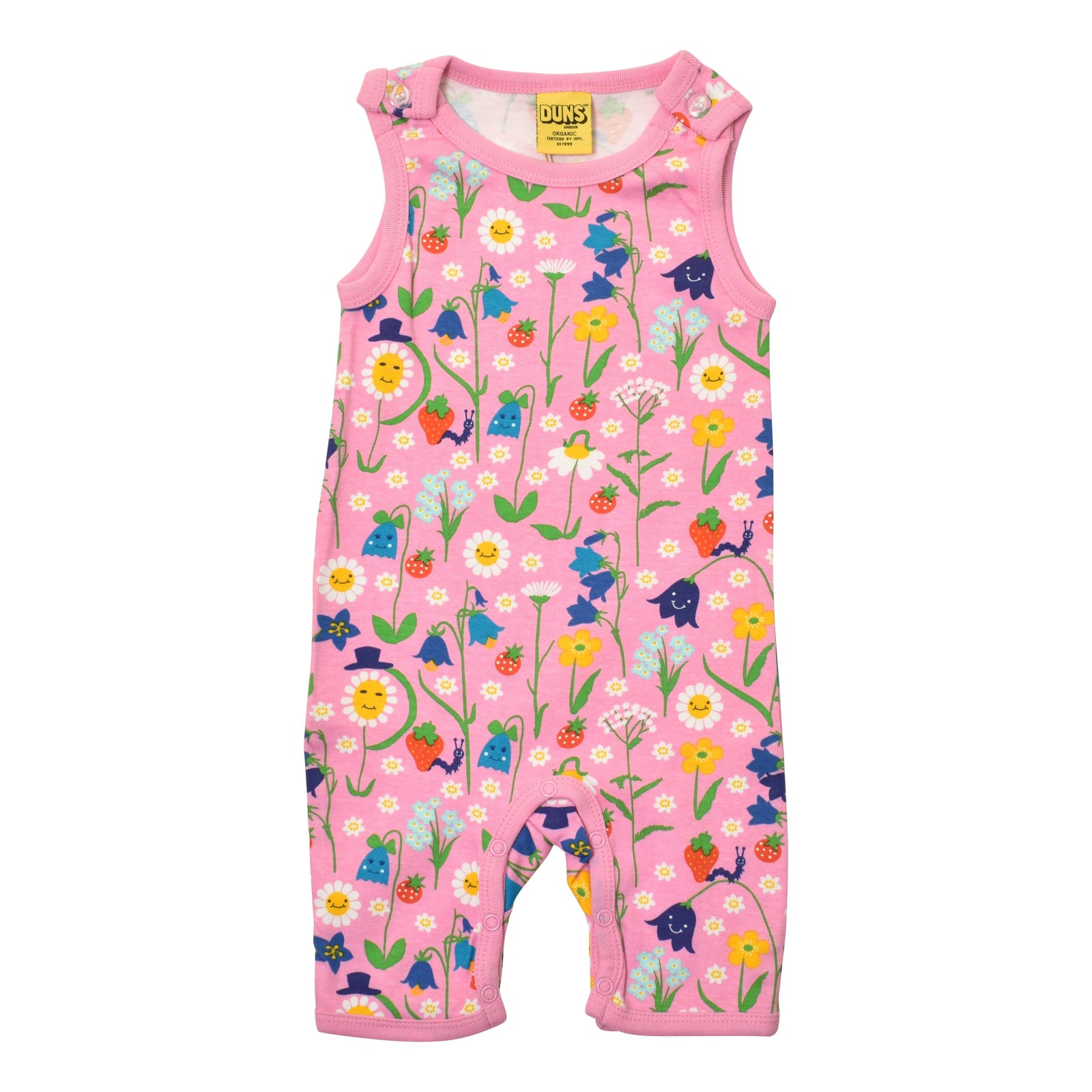 Happy Flower - Lilac Chiffon Summer Dungarees / Playsuit - 1 Left Size 18-24 months-Duns Sweden-Modern Rascals
