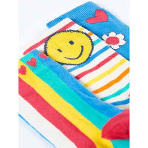 Happy Rock My Socks - 3 Pack-Frugi-Modern Rascals