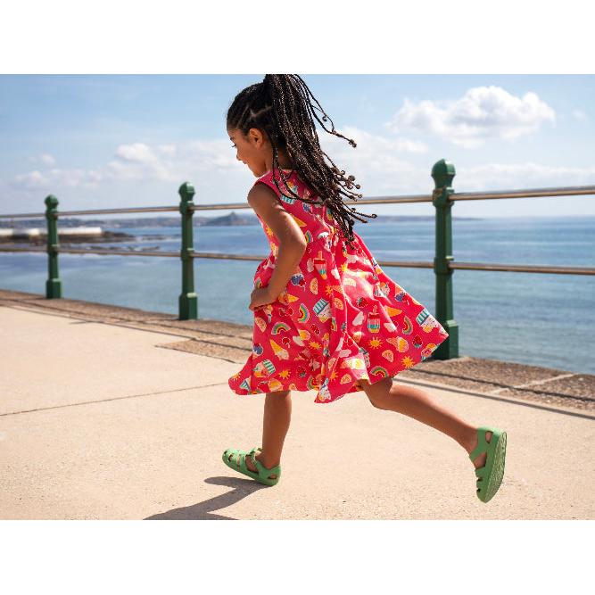 Happy Sprinkles Sky Summer Dress - 2 Left Size 4-5 & 5-6 years-Frugi-Modern Rascals