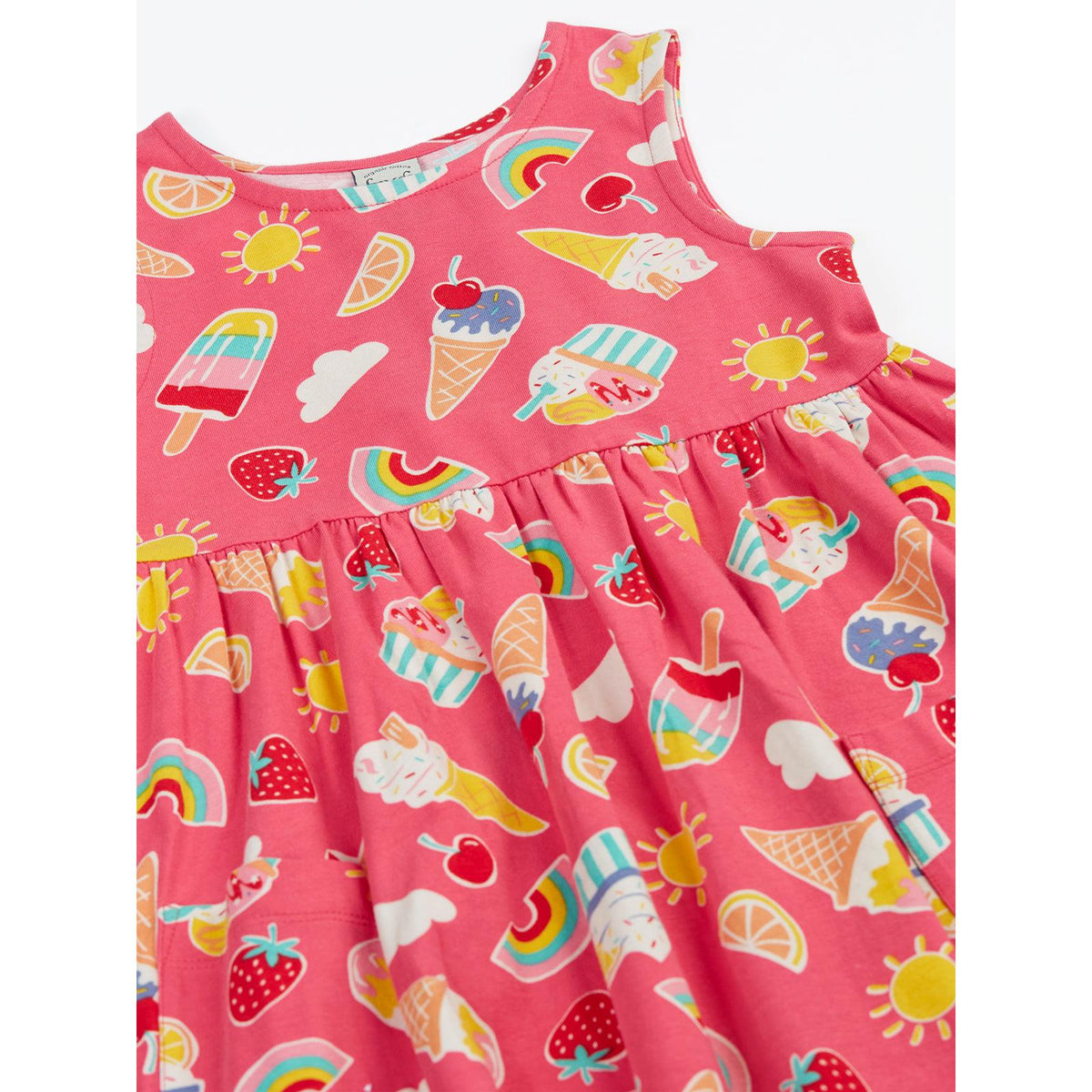 Happy Sprinkles Sky Summer Dress - 2 Left Size 4-5 & 5-6 years-Frugi-Modern Rascals