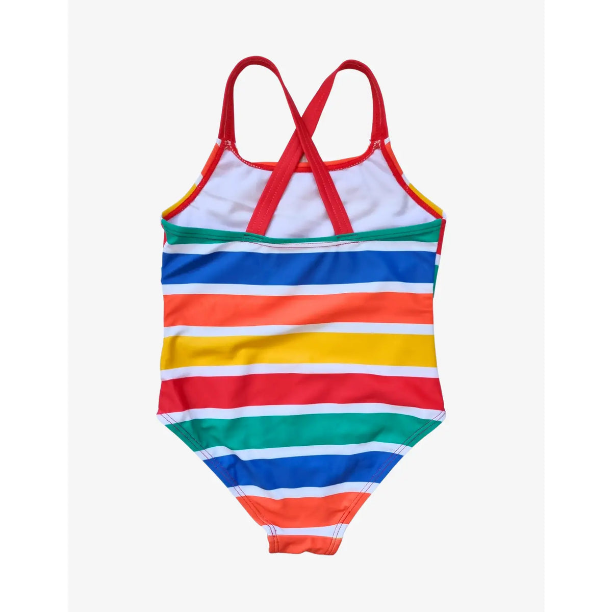 Happy Stripe Print Swim Suit - 2 Left Size 2-3 & 3-4 years-Toby Tiger-Modern Rascals