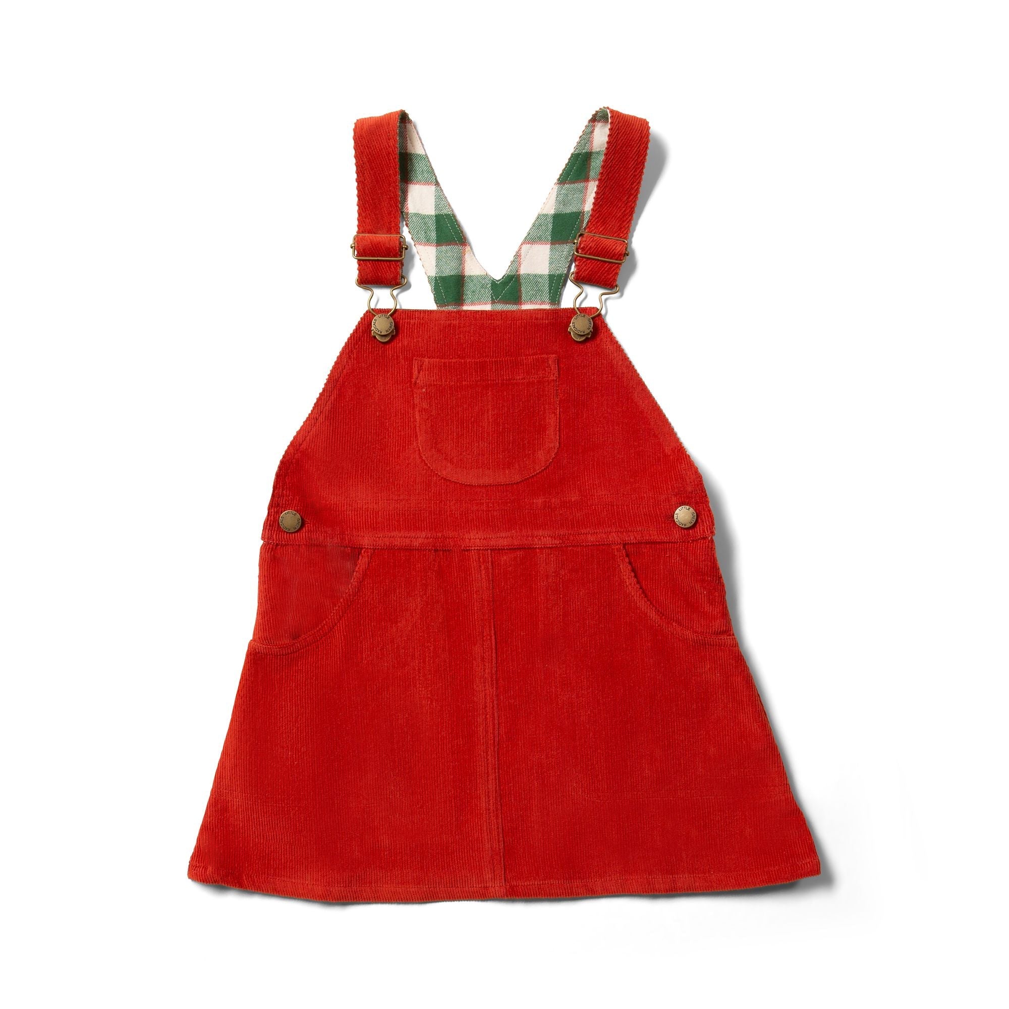 Hazelnut Classic Pinafore Dress-Little Green Radicals-Modern Rascals