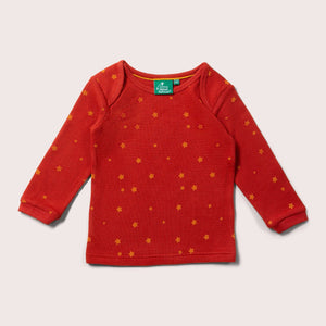 Hazelnut Stars Organic Waffle Shirt & Jogger Playset-Little Green Radicals-Modern Rascals