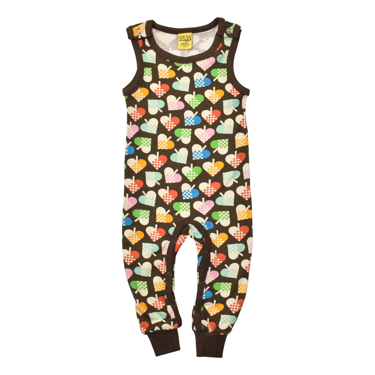 Hearts Dungarees - 2 Left Size 4-6 & 6-9 months-Duns Sweden-Modern Rascals