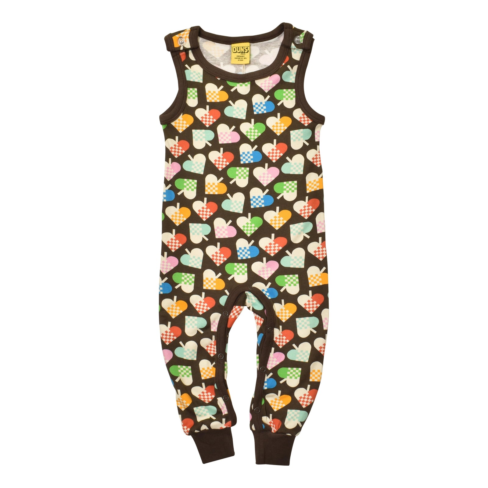 Hearts Dungarees - 2 Left Size 4-6 & 6-9 months-Duns Sweden-Modern Rascals