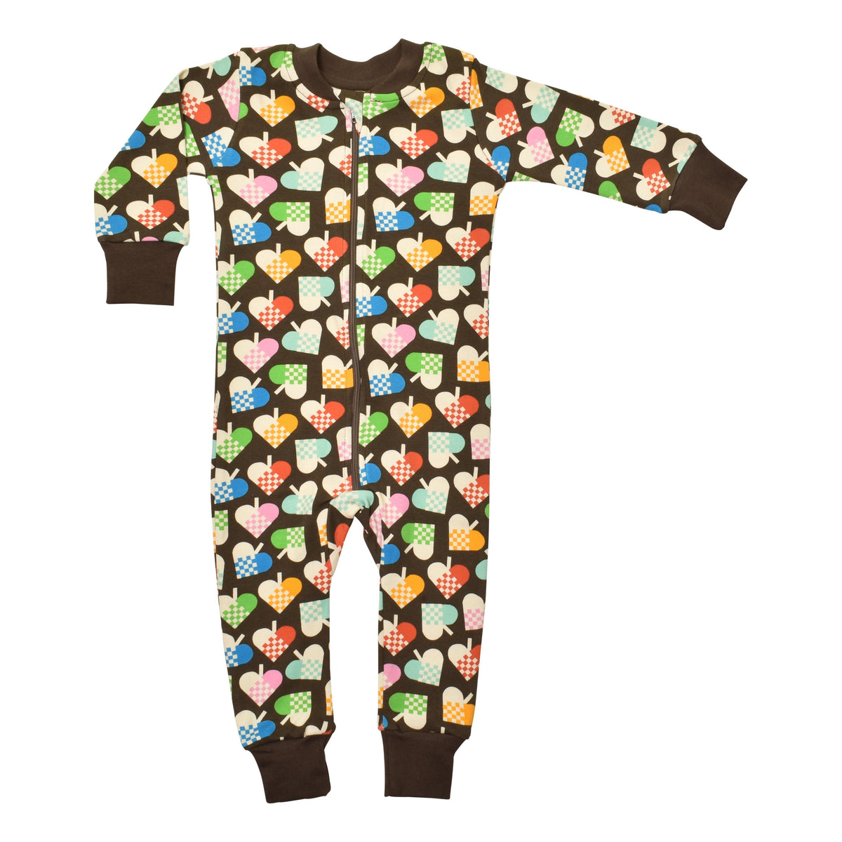 Hearts Zippersuit-Duns Sweden-Modern Rascals