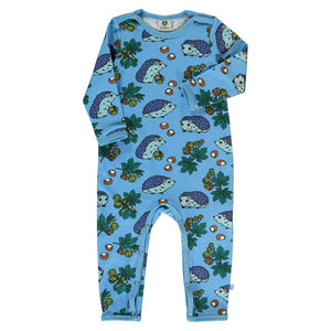 Hedgehog Long Sleeve Suit - Alaskan Blue - 2 Left Size 9-12 & 18-24 months-Smafolk-Modern Rascals