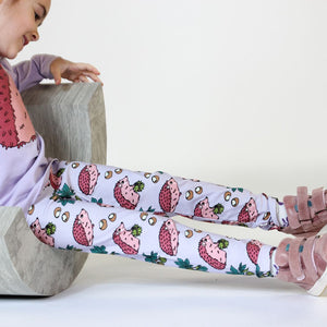 Hedgehogs Leggings in Orchid Petal - 2 Left Size 3-4 & 7-8 years-Smafolk-Modern Rascals