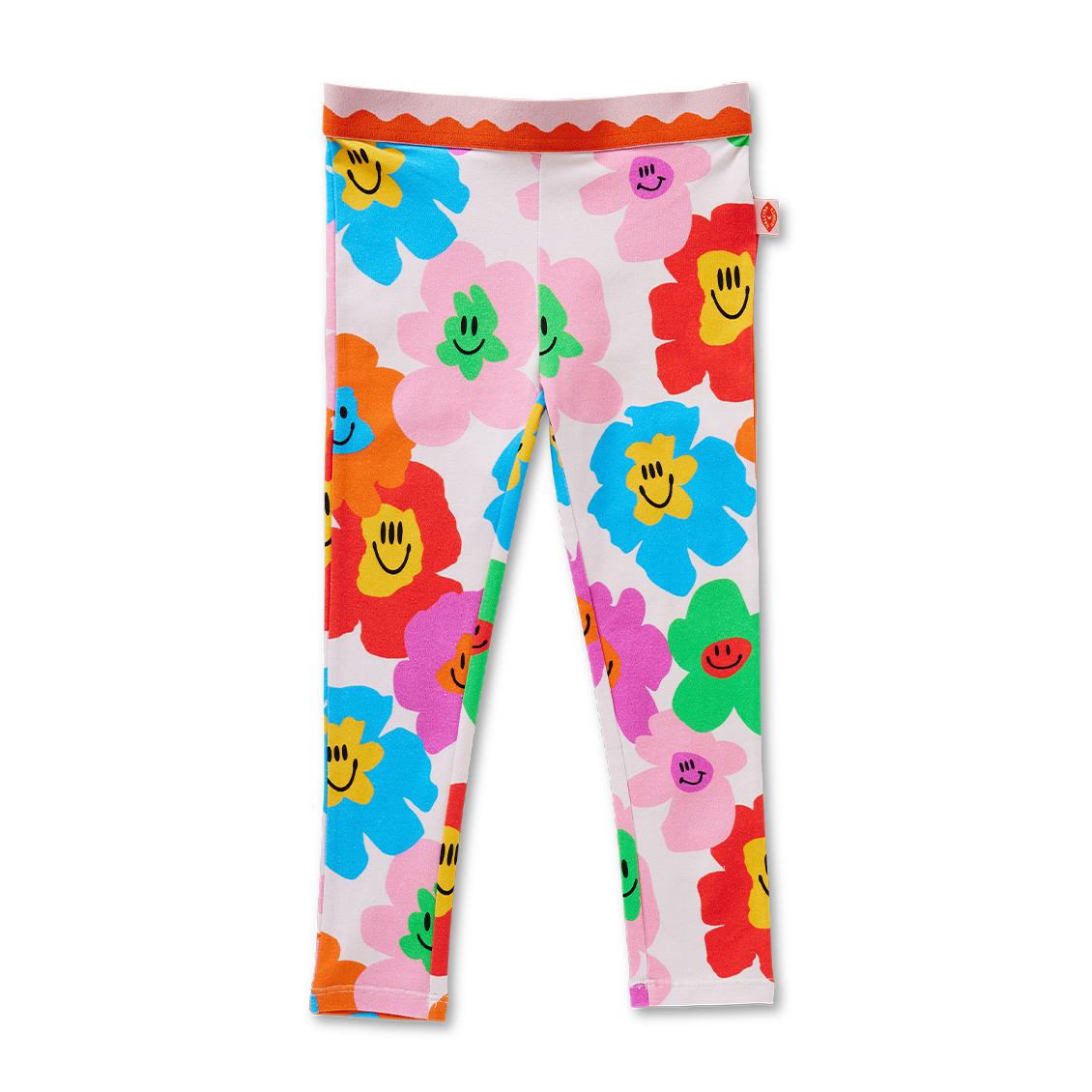 Hej Blomma! Leggings - 2 Left Size 3 & 4 years-Halcyon Nights-Modern Rascals