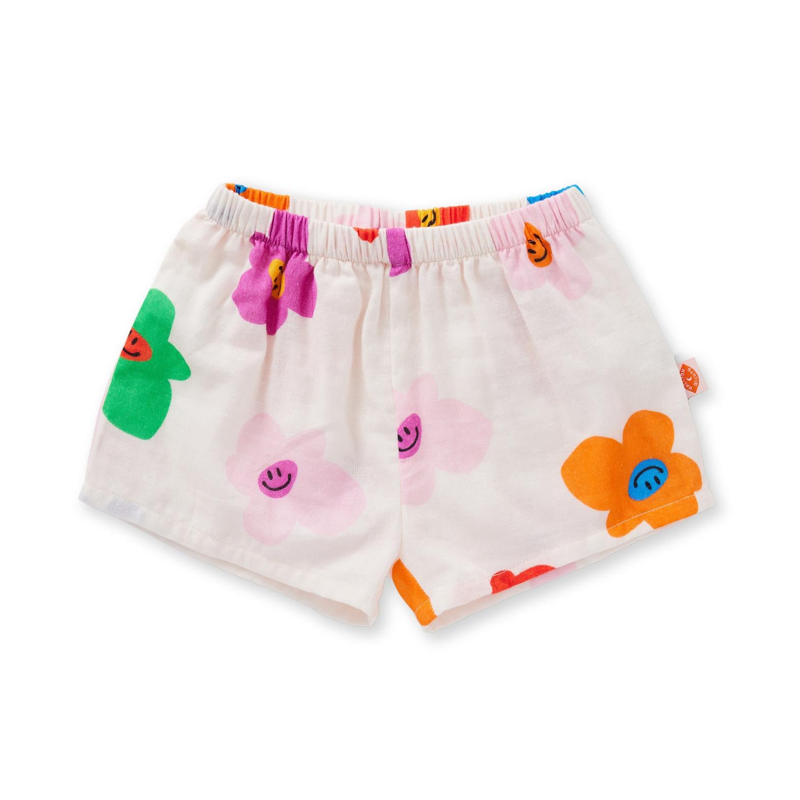Hej Blomma! Woven Shorts - 2 Left Size 5 & 6 years-Halcyon Nights-Modern Rascals
