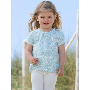 Heritage Floral Short Sleeve Shirt - 1 Left Size 4-5 years-Kite-Modern Rascals