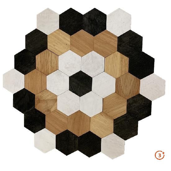 Hexagon Tile Set - 45 pieces-Papoose-Modern Rascals