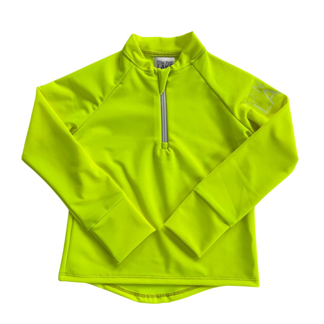 Hi-Vis Rashguard Shirt with UV 50+ Sun Protection - Lime Time-Sun Safe on the Lake-Modern Rascals