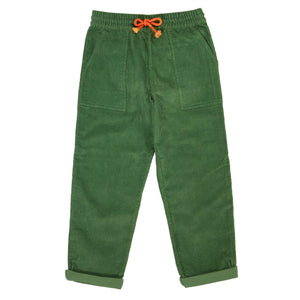 Holly Green Fox Cord Trousers - 1 Left Size 2-3 years-Frugi-Modern Rascals