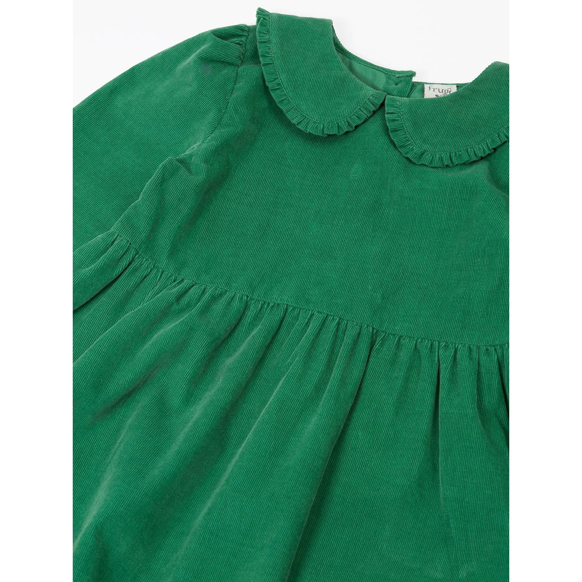 Holly Green / Fox Peony Cord Dress-Frugi-Modern Rascals