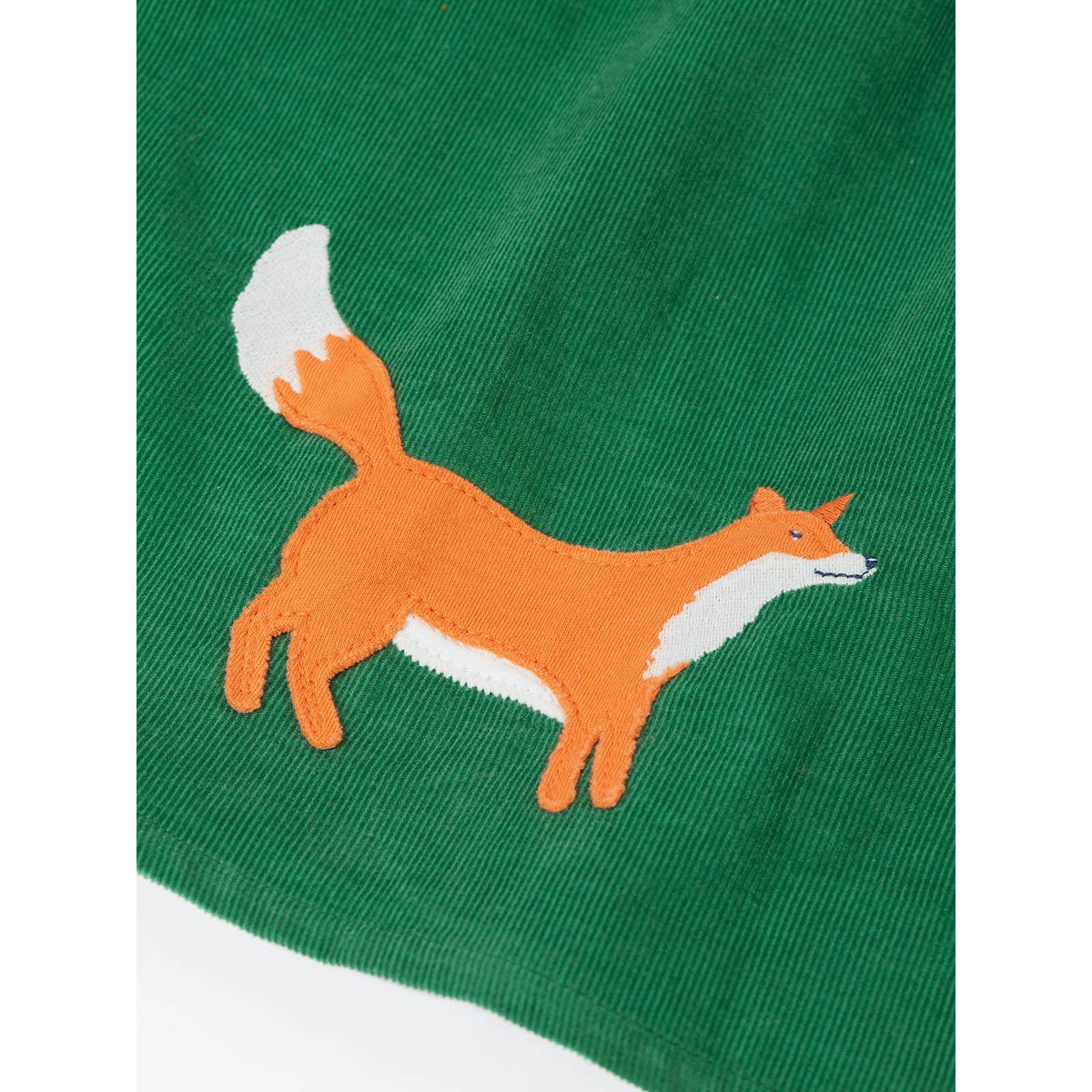 Holly Green / Fox Peony Cord Dress-Frugi-Modern Rascals