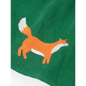 Holly Green / Fox Peony Cord Dress-Frugi-Modern Rascals