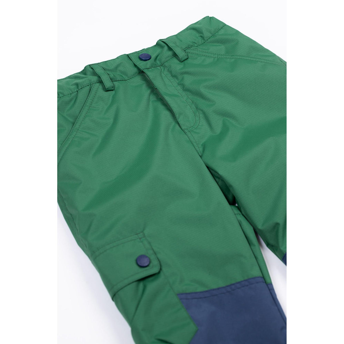 Holly Green/Navy Wilderness Trouser-Frugi-Modern Rascals