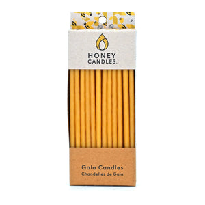 Honey Candles - 12 Pack of Gala Beeswax Candles - Natural-Honey Candles-Modern Rascals
