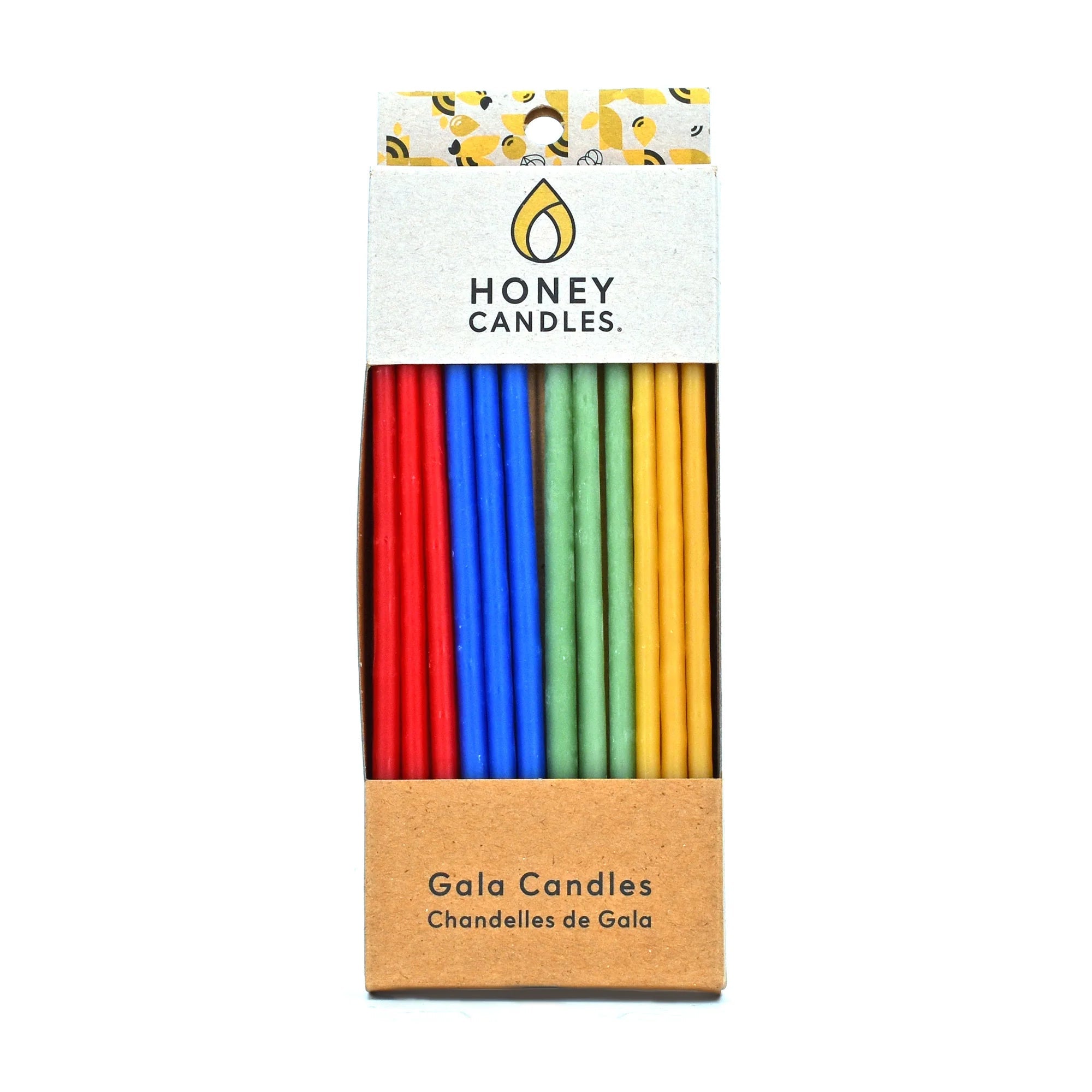 Honey Candles - 12 Pack of Gala Beeswax Candles - Royal-Honey Candles-Modern Rascals