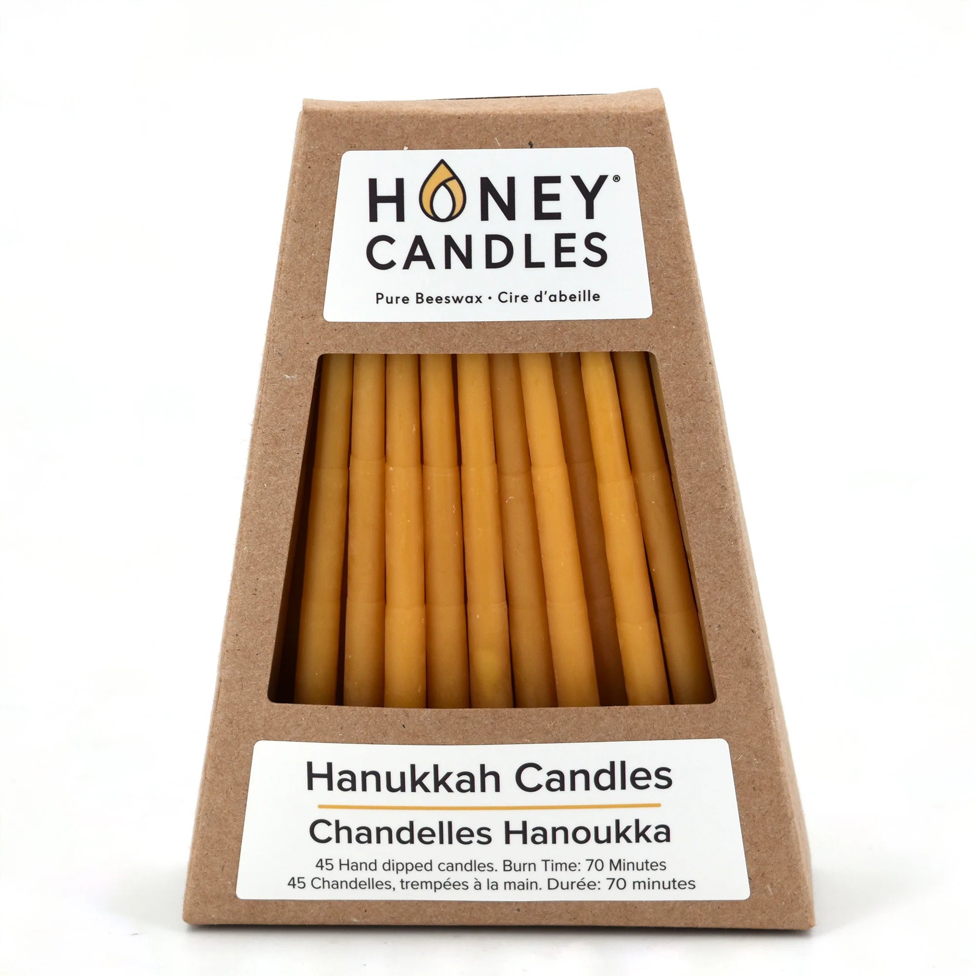 Honey Candles - Beeswax Hanukkah Candles - Natural-Honey Candles-Modern Rascals