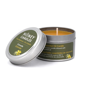 Honey Candles - Citronella Beeswax Candle Tin (single)-Honey Candles-Modern Rascals