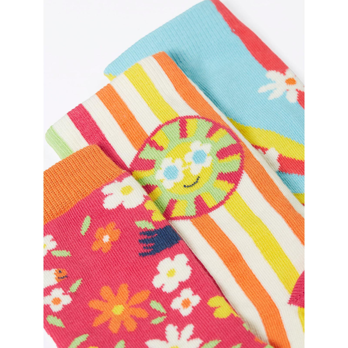 Horse Rock My Socks - 3 Pack-Frugi-Modern Rascals