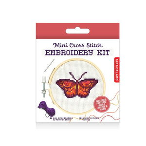 Huckleberry Mini Butterfly Cross Stitch Kit-Huckleberry-Modern Rascals