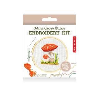 Huckleberry Mini Mushoom Cross Stitch Kit-Huckleberry-Modern Rascals