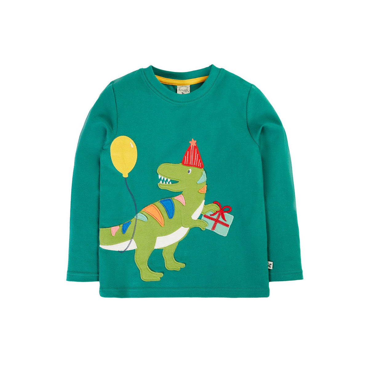 Hut Green / Dinosaur Adventure Circular Top-Frugi-Modern Rascals