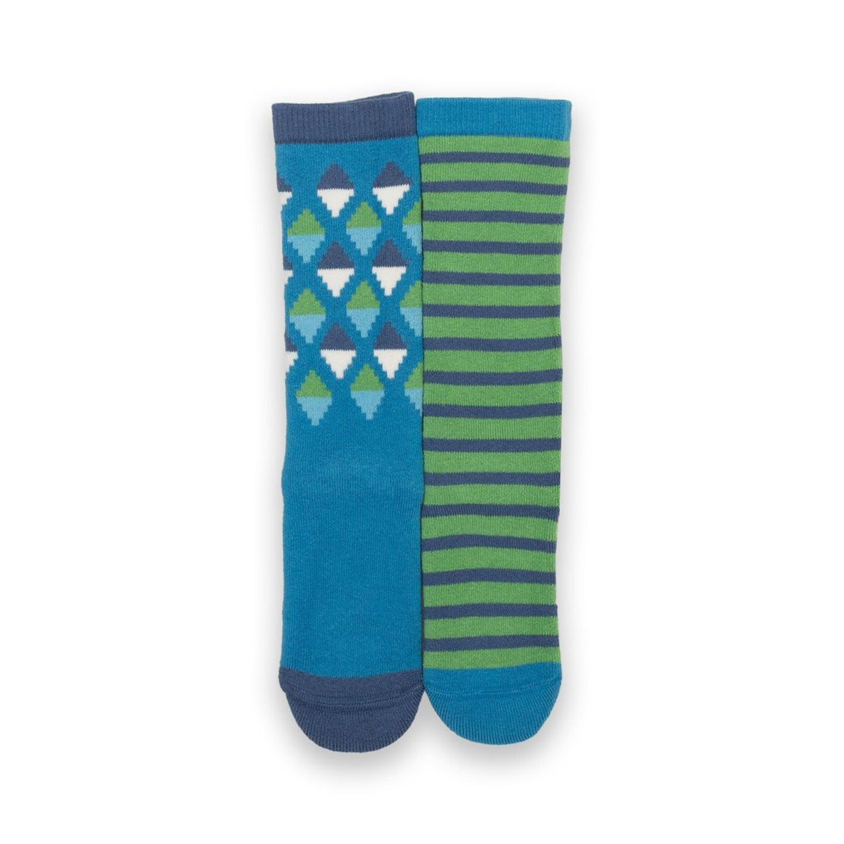 Hygge Cozy Socks in Blue - 2 Pack - 2 Left Size 2-4 & 4-6 years-Kite-Modern Rascals