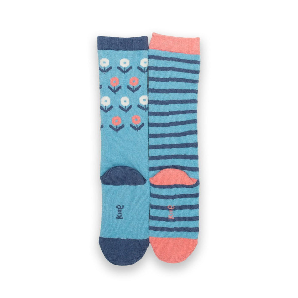 Hygge Cozy Socks in Iceberg -2 Pack - 1 Left Size 2-4 years-Kite-Modern Rascals