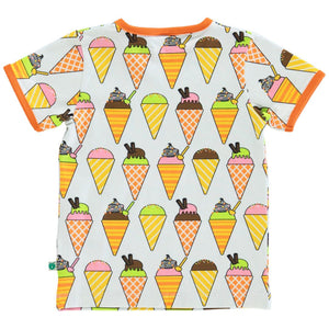 Ice Cream Short Sleeve Shirt in Cream-Smafolk-Modern Rascals