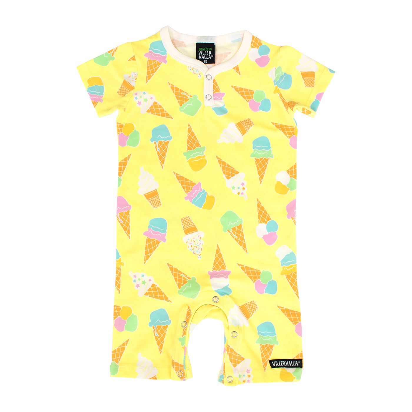 Ice Cream Summer Suit in Maize - 1 Left Size 6-9 months-Villervalla-Modern Rascals