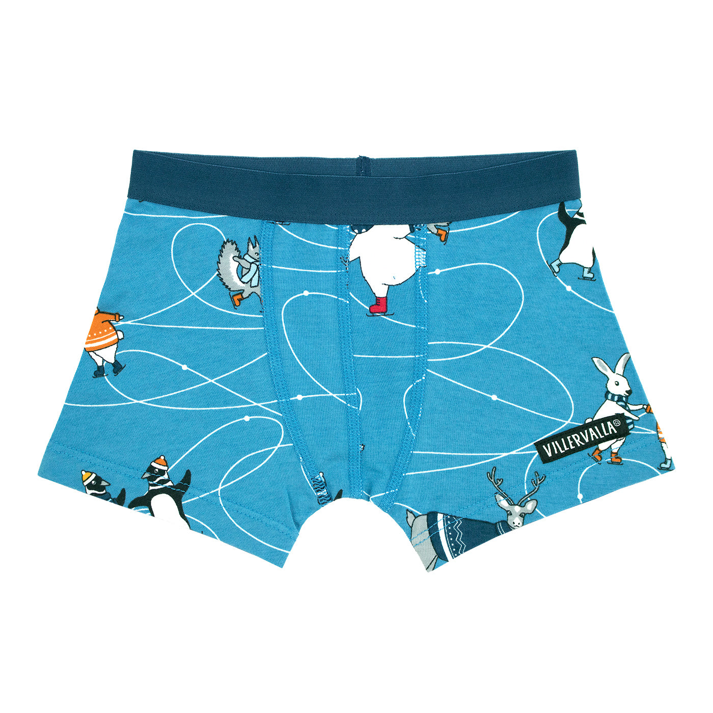 Ice Skating Boxers - Light Sky - 1 Left Size 2-4 years-Villervalla-Modern Rascals