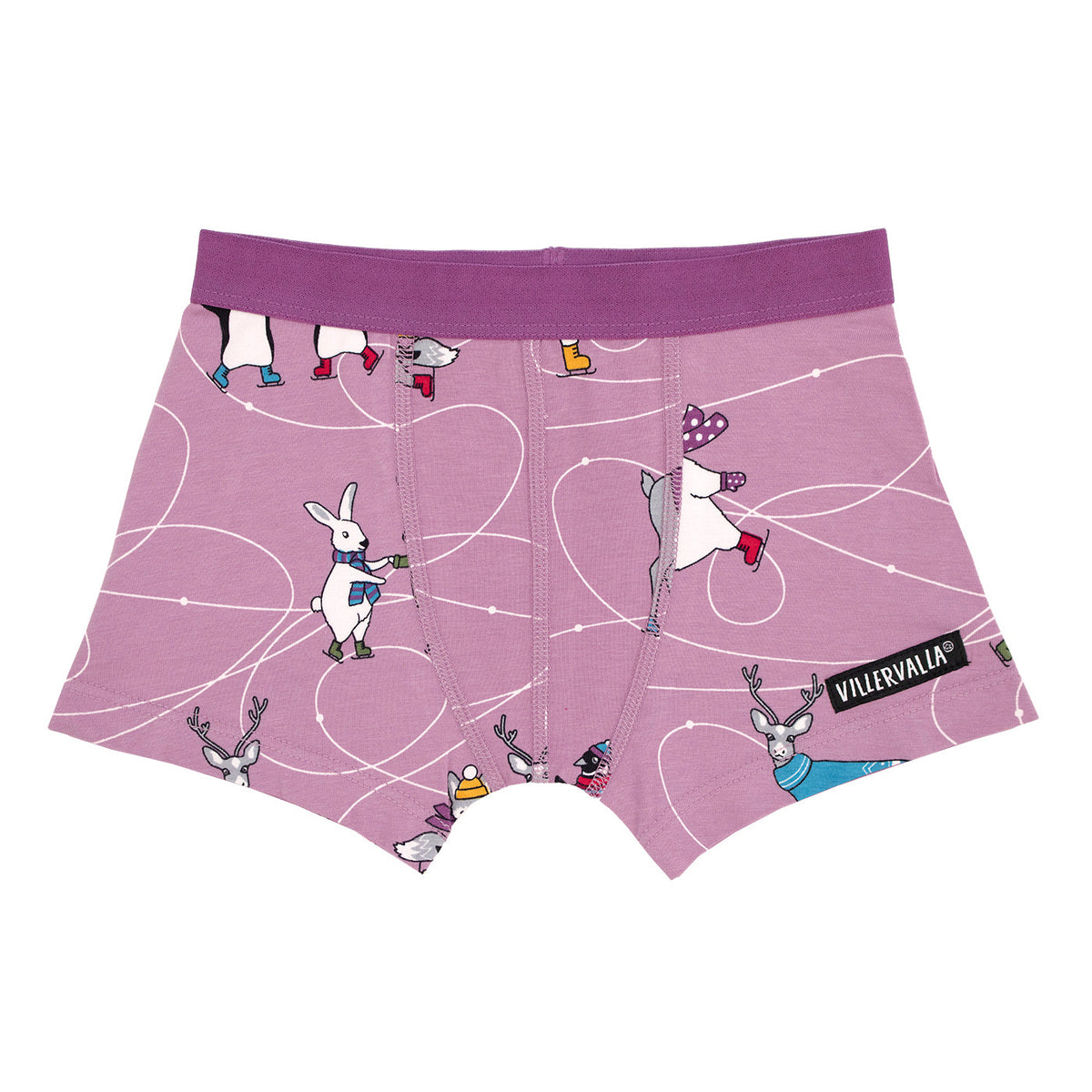 Ice Skating Boxers - Light Smoothie - 2 Left Size 4-6 & 10-12 years-Villervalla-Modern Rascals