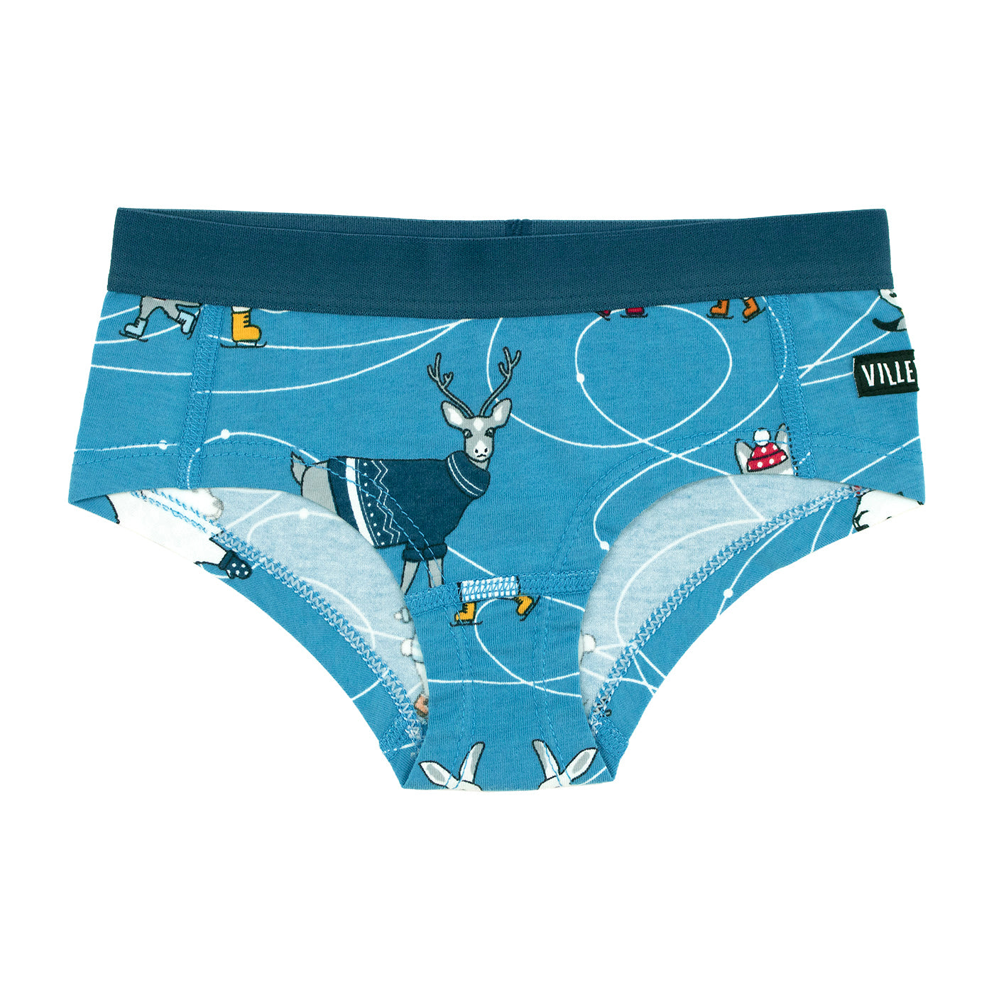 Ice Skating Briefs - Light Sky - 2 Left Size 4-6 years-Villervalla-Modern Rascals
