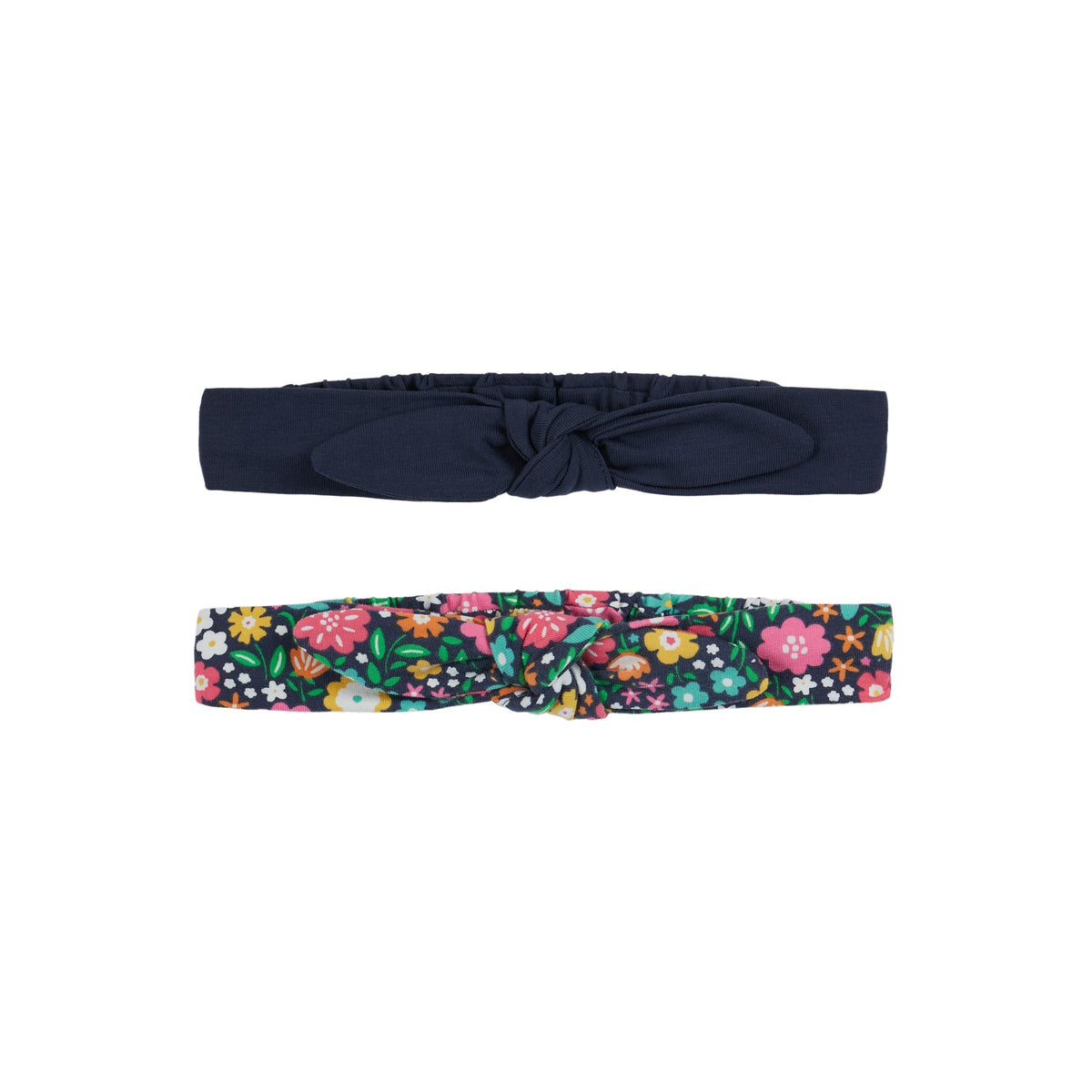 Indigo Kernow Floral/Indigo Astrid Headband - 2 Pack-Frugi-Modern Rascals