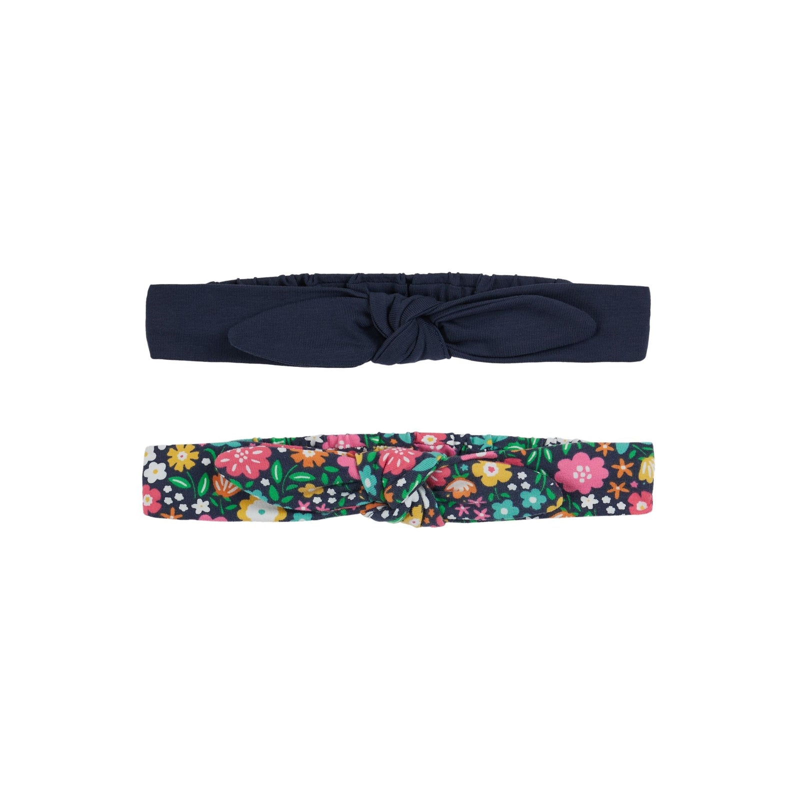 Indigo Kernow Floral/Indigo Astrid Headband - 2 Pack-Frugi-Modern Rascals