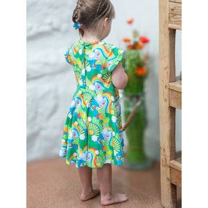 Island Life Short Sleeve Skater Dress - 1 Left Size 2-3 years-Piccalilly-Modern Rascals