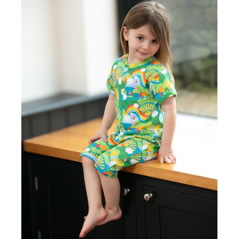 Island Life Shortie Romper - 2 Left Size 2-3 & 3-4 years-Piccalilly-Modern Rascals