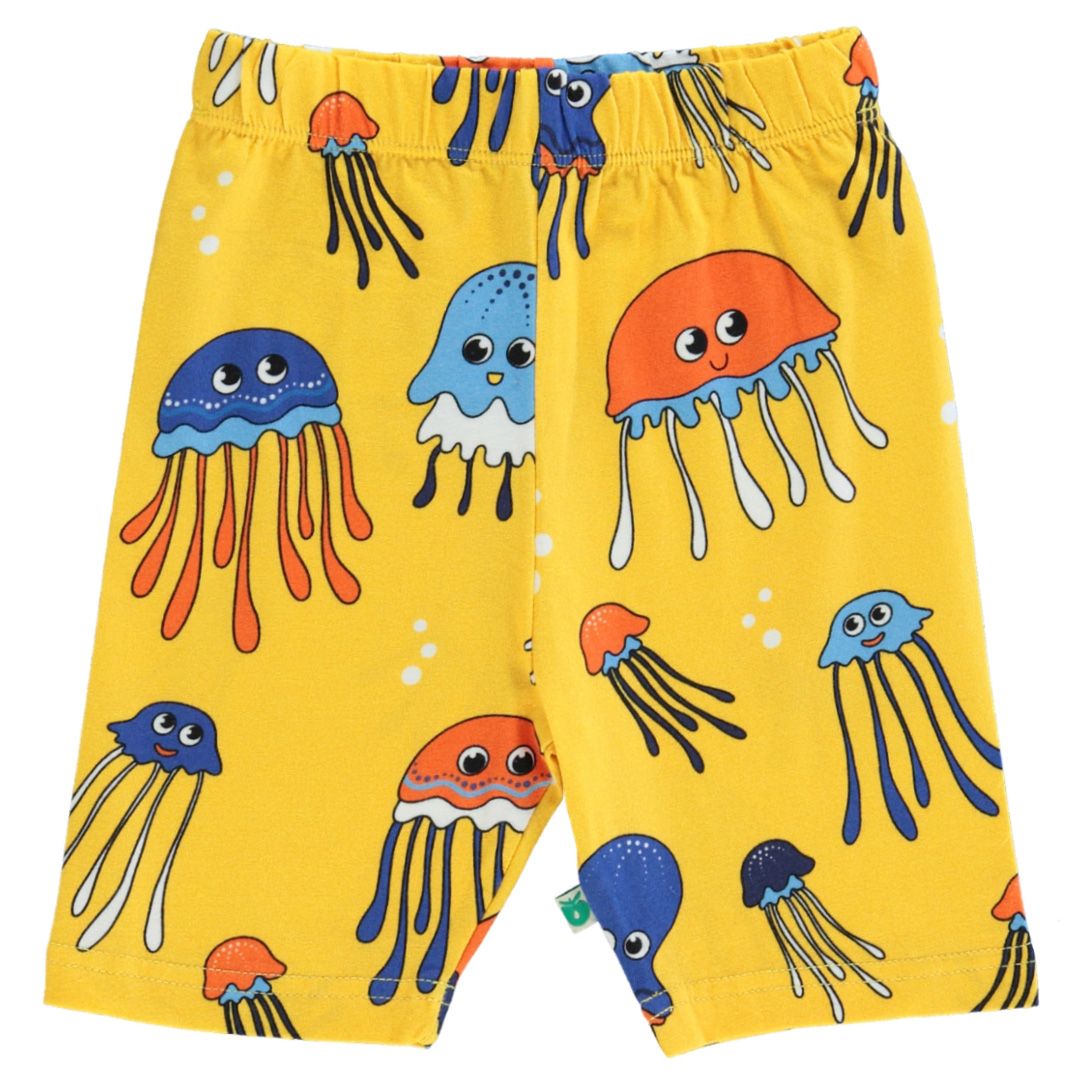 Jellyfish Cycling Shorts in Yellow - 2 Left Size 9-10 & 11-12 years-Smafolk-Modern Rascals