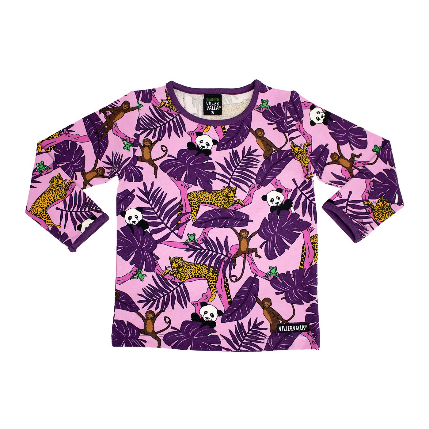 Jungle Long Sleeve Shirt - Plum - 1 Left Size 11-12 years-Villervalla-Modern Rascals