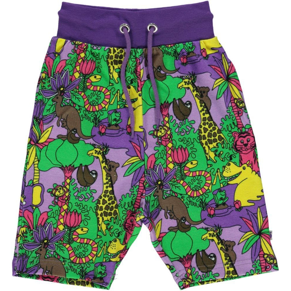 Jungle Shorts - Viola - 1 Left Size 9-10 years-Smafolk-Modern Rascals
