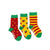 Kid's Inside Out Strawberry & Stripe Mismatched Socks - 1 Left Size 2-4 years-Friday Sock Co.-Modern Rascals