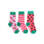 Kid's Inside Out Watermelon, & Stripe Mismatched Socks-Friday Sock Co.-Modern Rascals