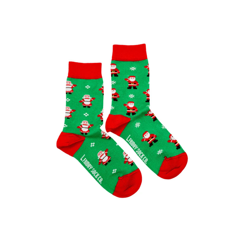 Kid's Mr. & Mrs. Claus Socks-Friday Sock Co.-Modern Rascals