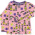 Kids Print Long Sleeve Shirt in Pink - 2 Left Size 2-3 years-Smafolk-Modern Rascals